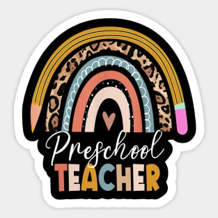 preschool teacher back to school Sticker